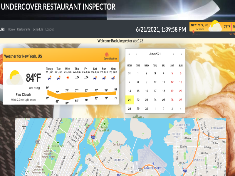 Undercover Restaurant Inspection